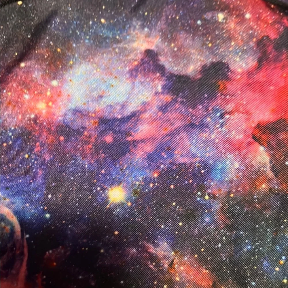Purple and Pink Cosmic Print Backpack